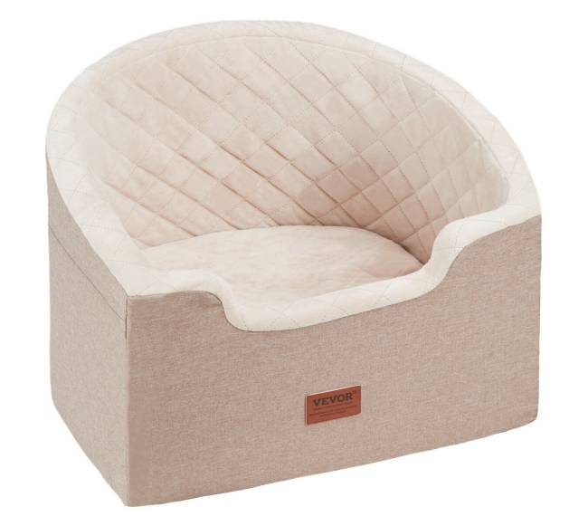 Automobilinė kėdutė šunims iki 25 kg ruda10