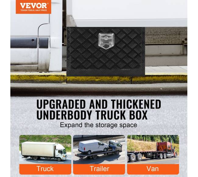 Aliumininė dėžė po sunkvežimiu 61 x 31 x 36 cm1