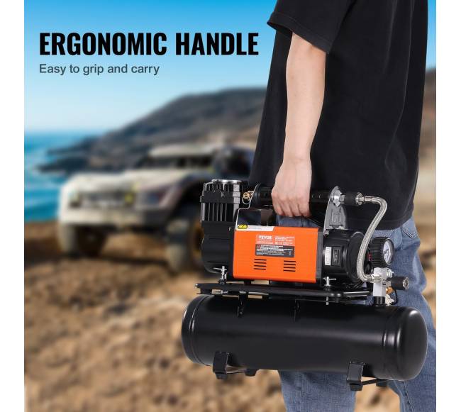 12V nešiojamas oro kompresorius su 6L baku5