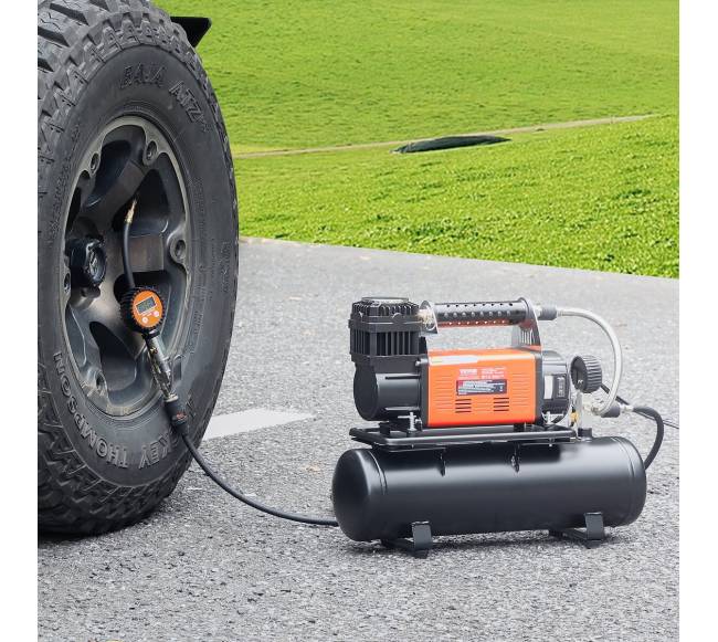 12V nešiojamas oro kompresorius su 6L baku7