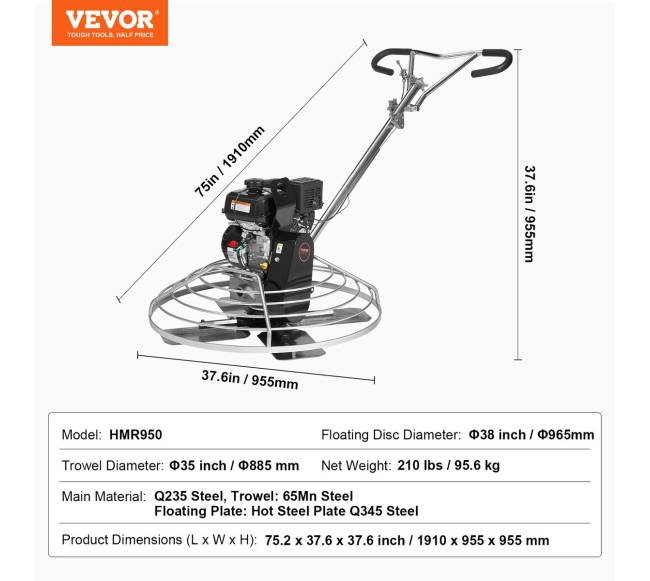 Cemento glaistyklė su 6 AG varikliu6