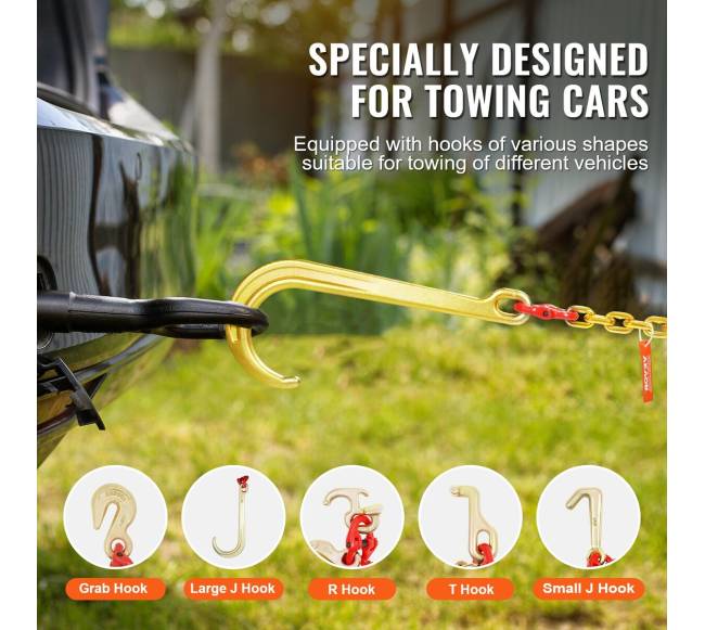 G80 grandinės vilkimo kabliukas 6 pėd.5