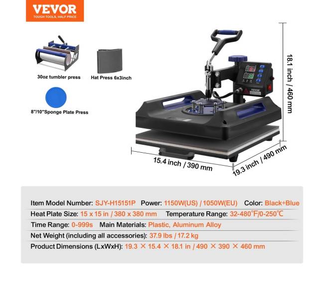 5 viename terminis presuoklis, 15x15 cm 30oz6