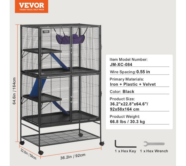 Metalinė keturių aukštų narvas su rampomis6