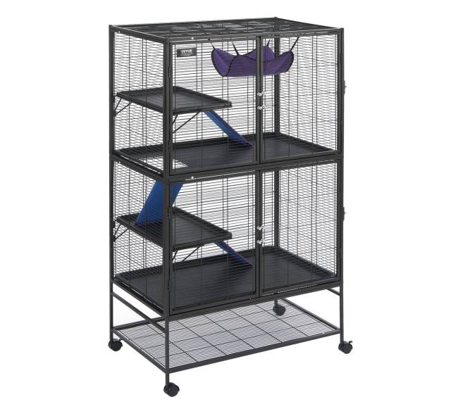 Metalinė keturių aukštų narvas su rampomis9