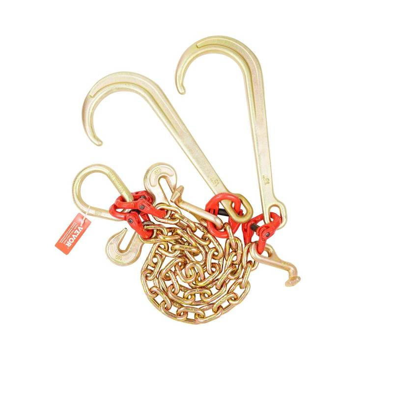 G80 60 cm vilkimo grandinė su kabliais0