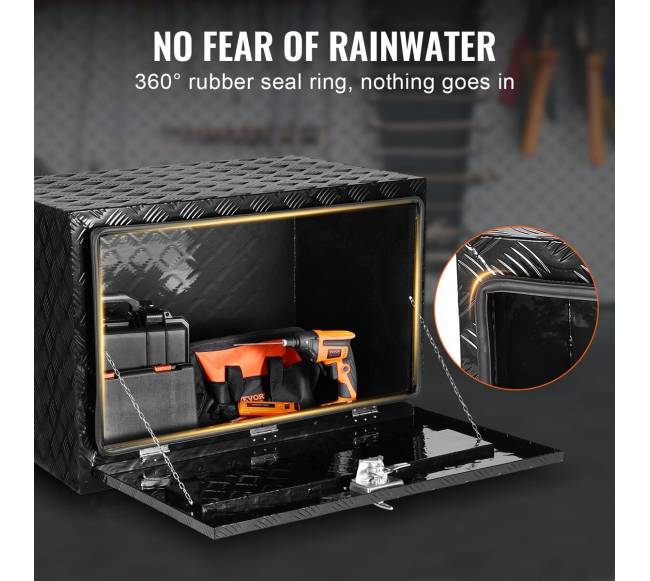 Aliumininė sunkvežimio įrankių dėžė po važiuokle4