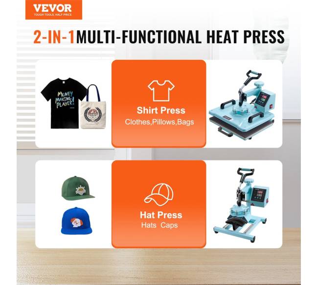 Spaudos presas marškinėliams ir kepurėms1