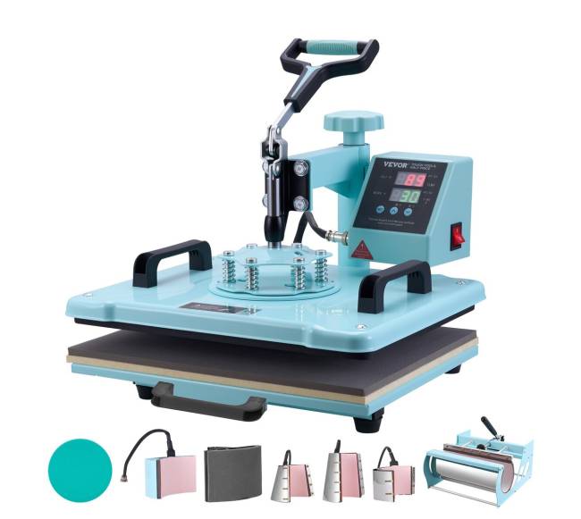 Šilumos spaudos aparatas 12x15 cm su 30 oz presu8