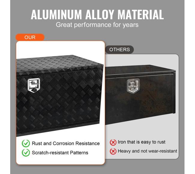 Aliumininė sunkvežimių įrankių dėžė po dugnu3