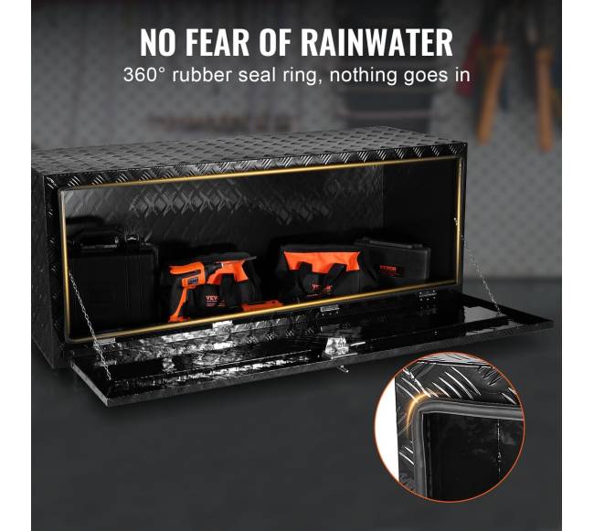 Aliumininė sunkvežimių įrankių dėžė po dugnu4