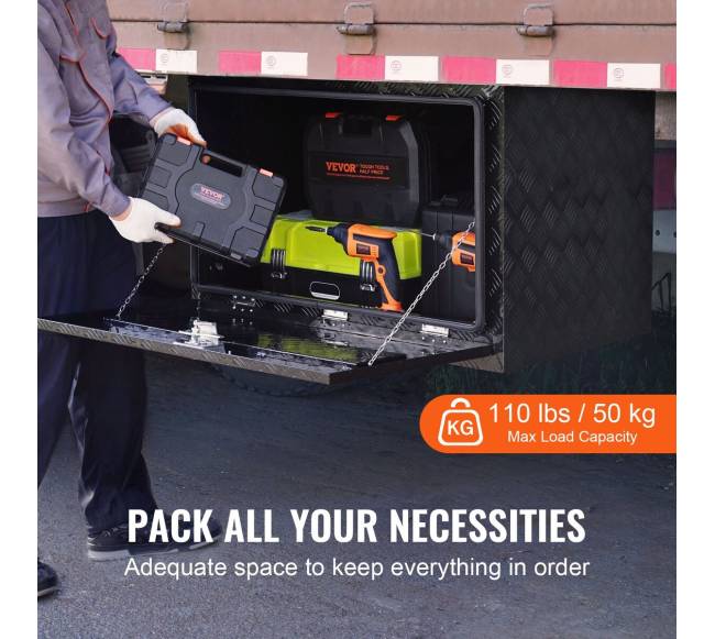 Po sunkvežimiu montuojama aliuminio įrankių dėžė2