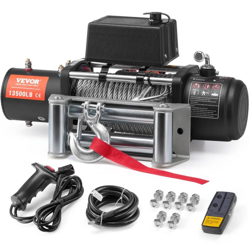 Elektrinė gervė sunkvežimiui 6123 kg plieninė IP650