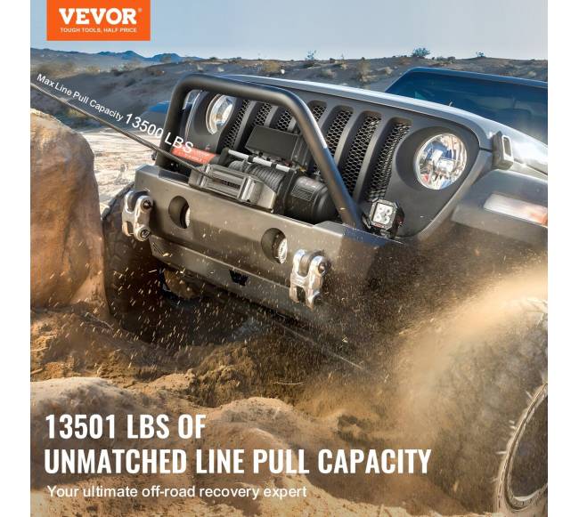 Elektrinė gervė sunkvežimiui 6123 kg plieninė IP651