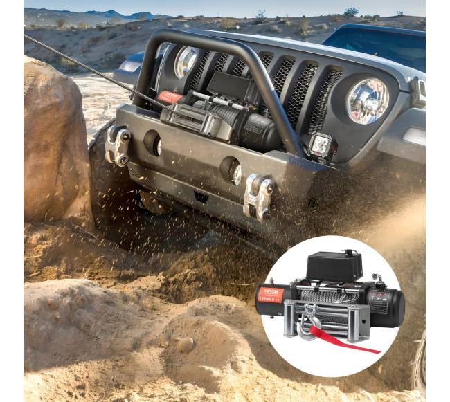 Elektrinė gervė sunkvežimiui 6123 kg plieninė IP657