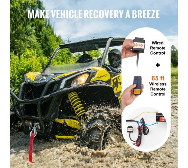 Elektrinis gervė ATV UTV kabelis 1814 kg4