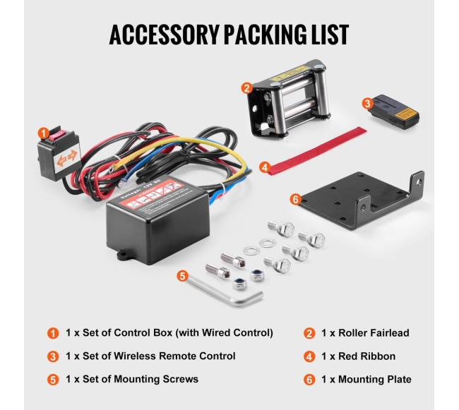 Elektrinis gervė ATV UTV kabelis 1814 kg5