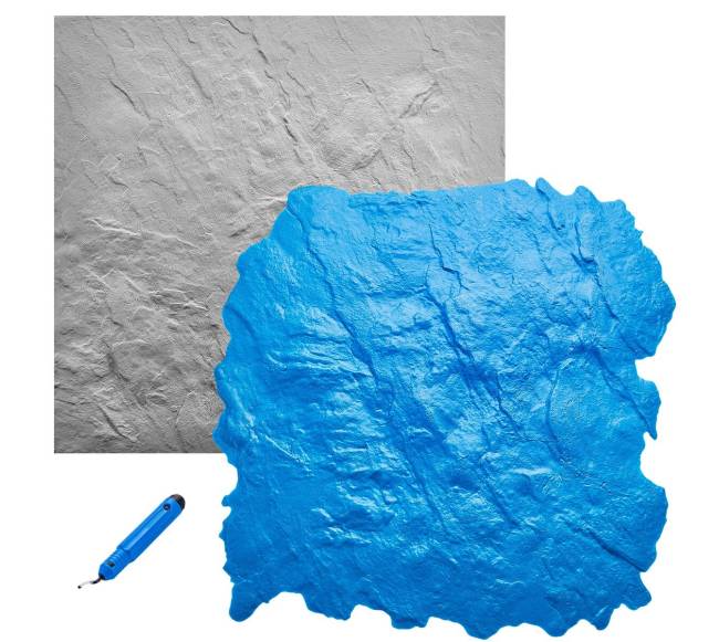 Betono tekstūravimo kilimėlis 18 x 18 cm0