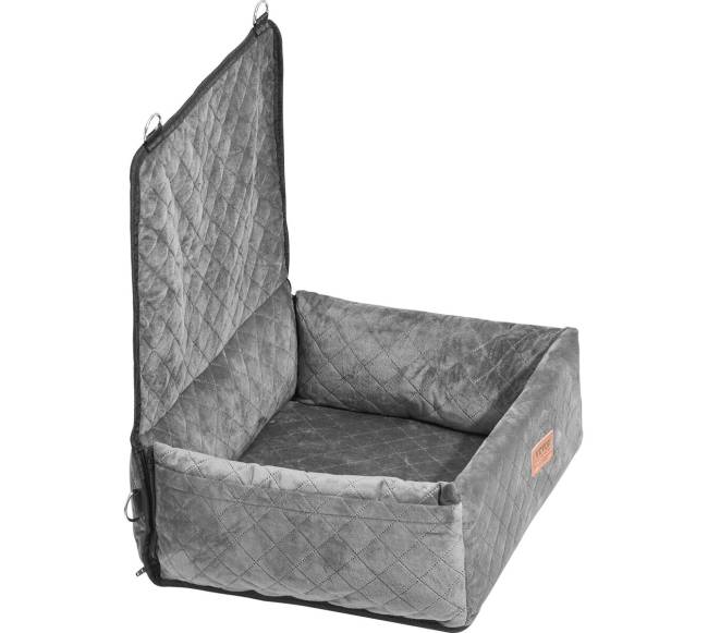 Šuns automobilio kėdutė mažiems ir vidutiniams šunims pilka9