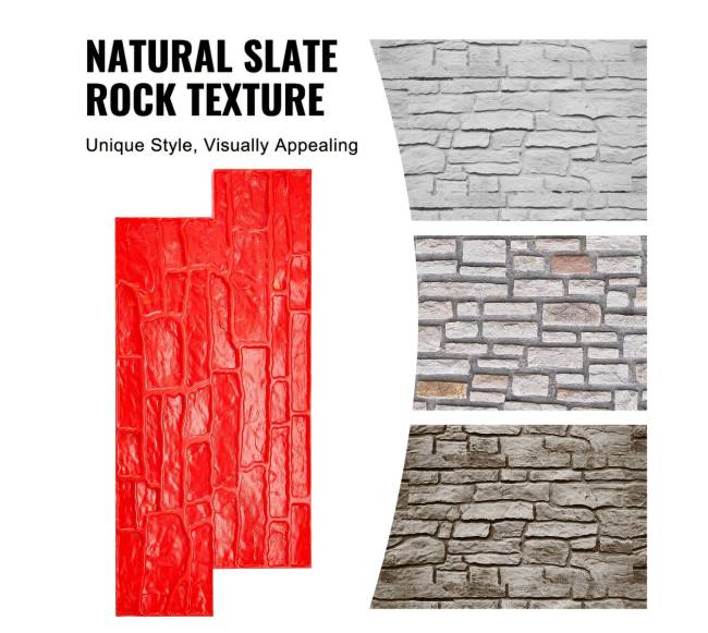 Betono tekstūrinė forma 74 x 33 cm2