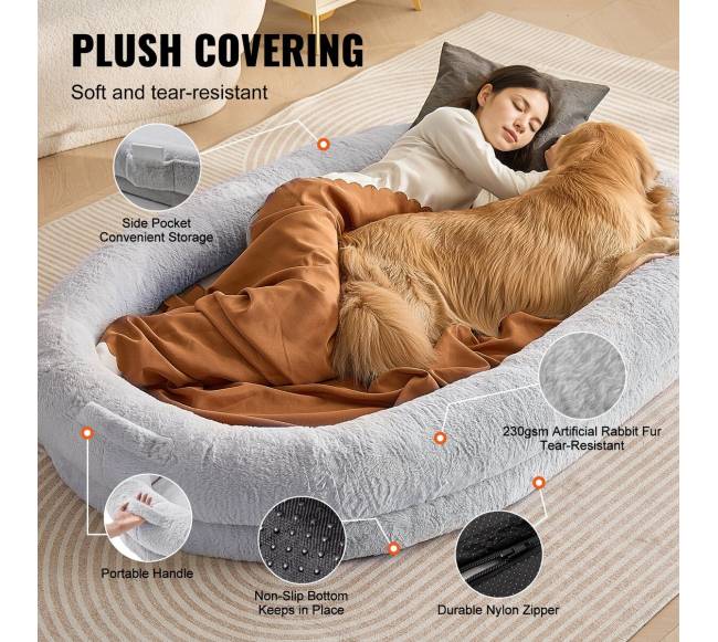 Didelė miegama vieta žmonėms su kailiu2