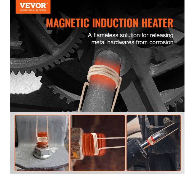 Rankinis magnetinis indukcinis šildytuvas varžtams1