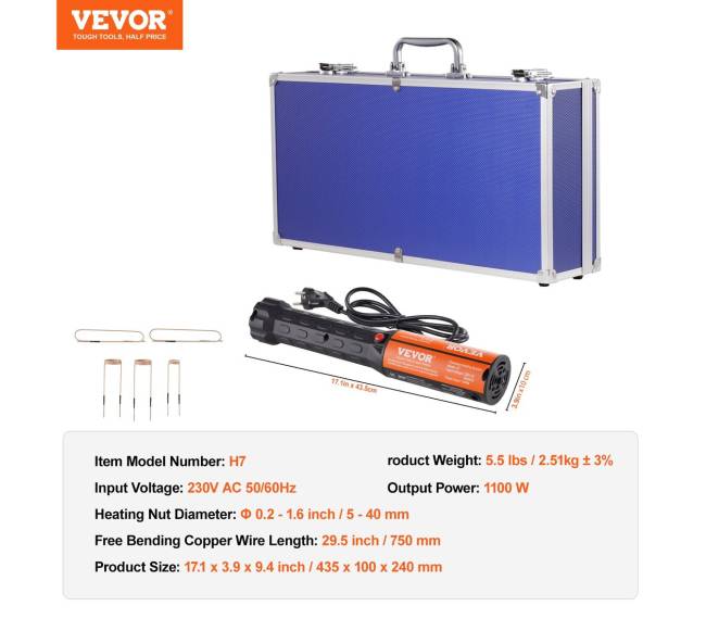 Rankinis magnetinis indukcinis šildytuvas varžtams6