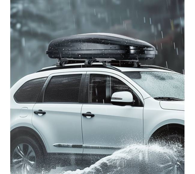 Stogo bagažinė 8 kubinių pėdų talpa automobiliams7