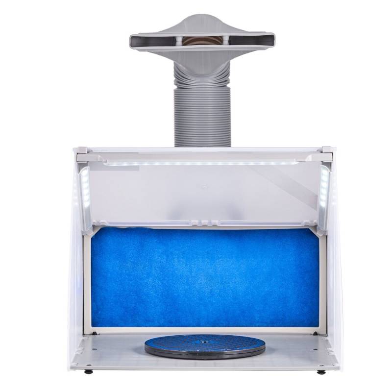 Nešiojama aerozolinių purškimo kabina modeliams0