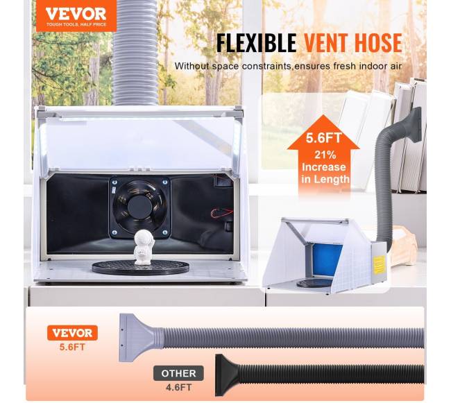 Nešiojama aerozolinių purškimo kabina modeliams1