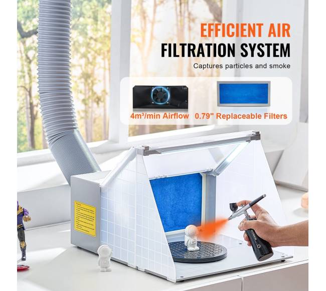 Nešiojama aerozolinių purškimo kabina modeliams2