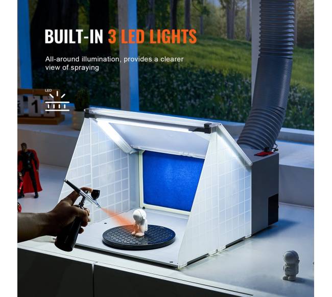 Nešiojama aerozolinių purškimo kabina modeliams3