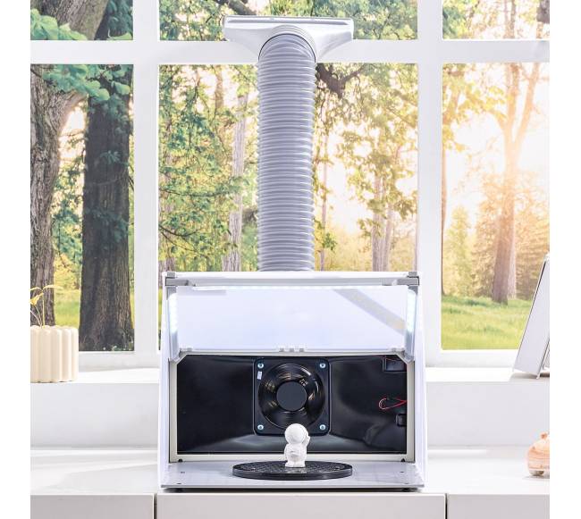 Nešiojama aerozolinių purškimo kabina modeliams7