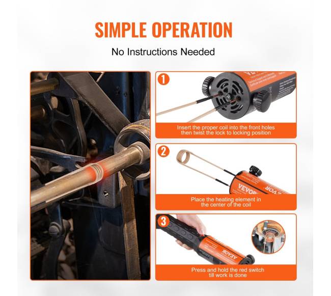 Indukcinis šildytuvas varžtams šalinti5