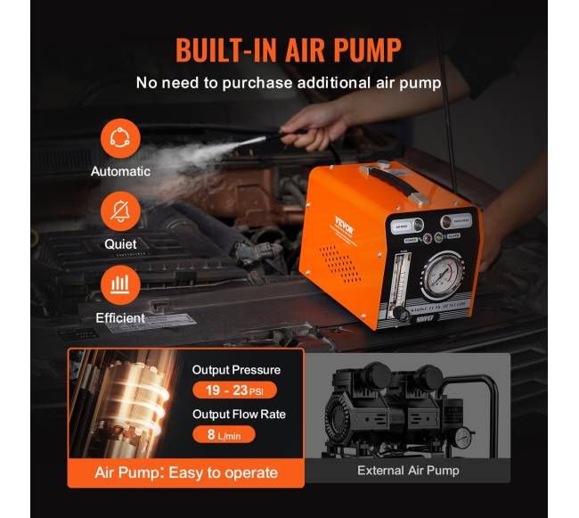 Automobilinis dūmų mašina nuotėkio detektorius2