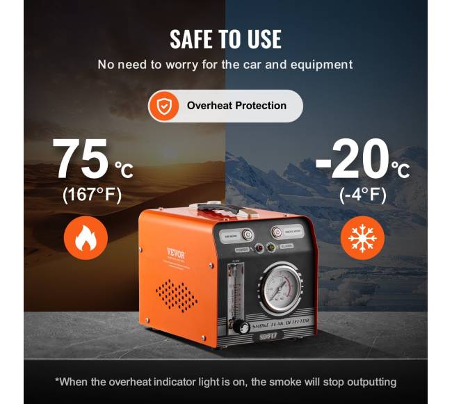 Automobilinis dūmų mašina nuotėkio detektorius5