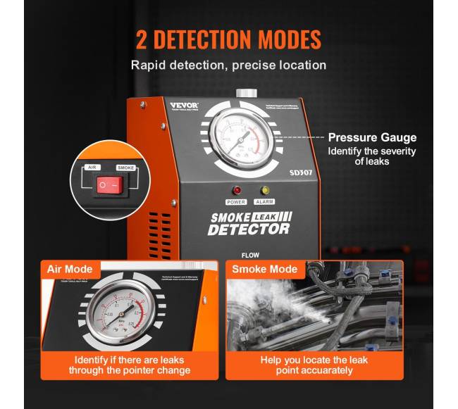 Automobilių dūmų nuotėkio detektorius su EVAP testu3