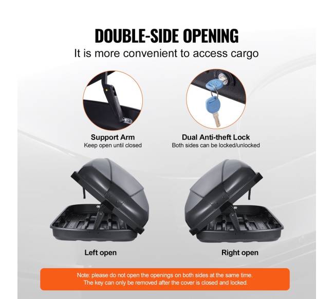 Stogo bagažinė 14 kub. pėdų automobiliams3