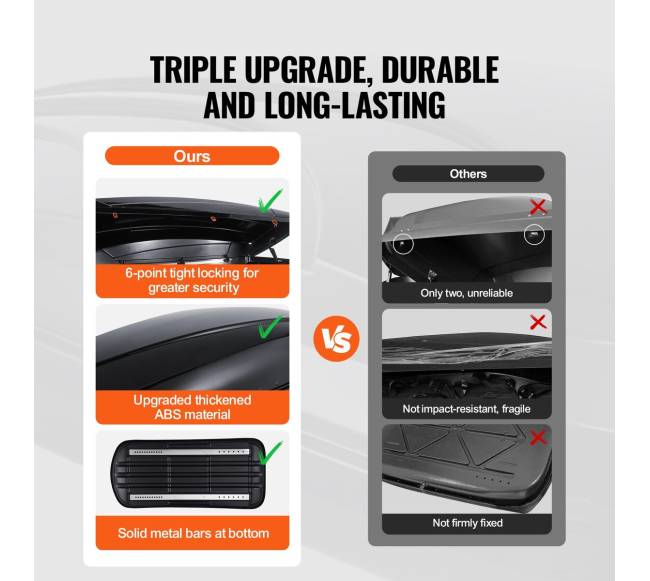 Stogo bagažinė 14 kub. pėdų automobiliams4