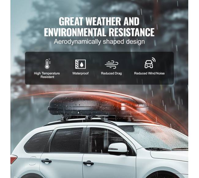 Stogo bagažinė 14 kub. pėdų automobiliams5