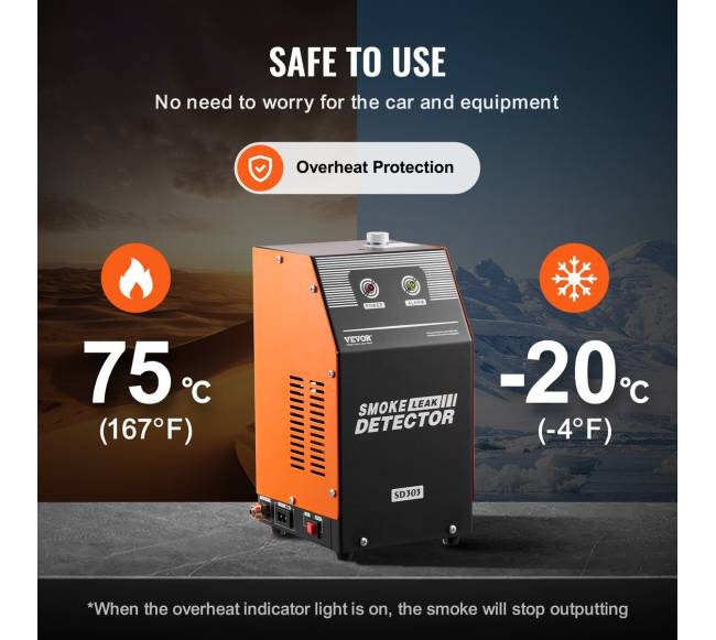 Automobilinis dūmų tikrintuvo nuotėkio detektorius4