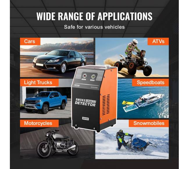 Automobilinis dūmų tikrintuvo nuotėkio detektorius5