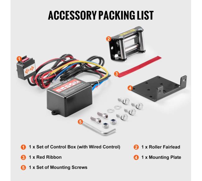 Elektrinė gervė ATV UTV 1361 kg plieninė5