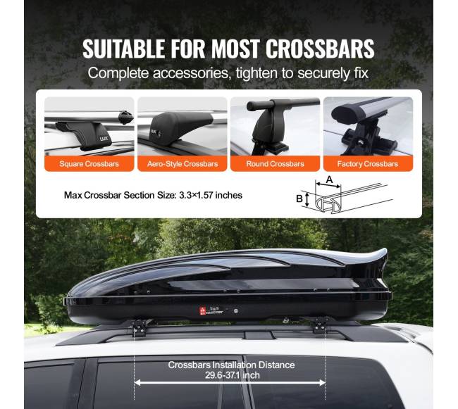 Stogo krovinių dėžė 340 litrų automobiliams2