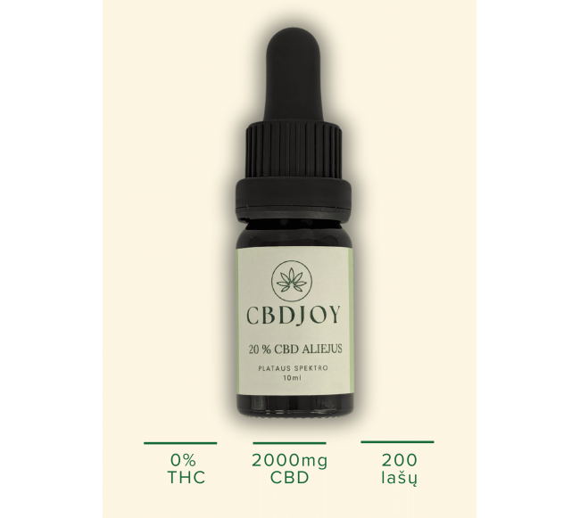 20% (2000mg CBD) CBD aliejus

Galiojimo laikas: 12 mėnesių nuo buteliuko atidarymo.

Pagaminta Eu0