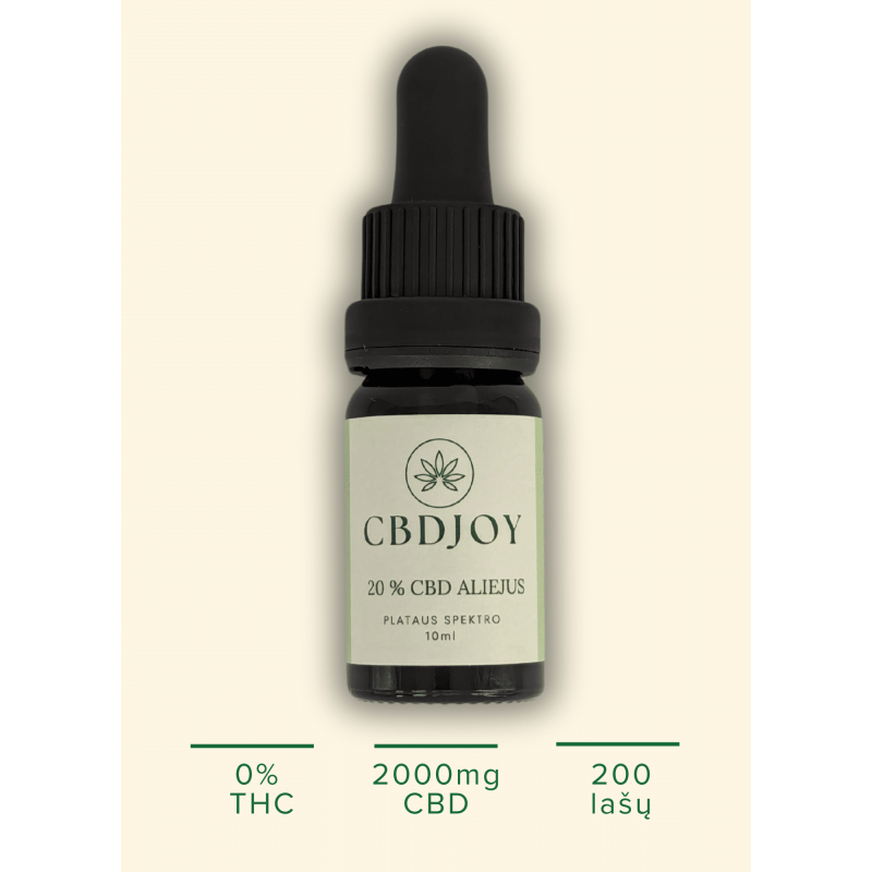 20% (2000mg CBD) CBD aliejus

Galiojimo laikas: 12 mėnesių nuo buteliuko atidarymo.

Pagaminta Eu0