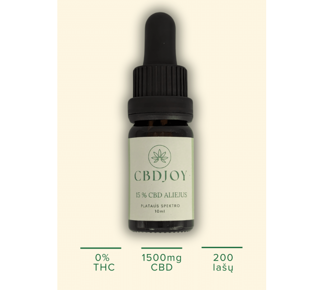 15% (1500mg CBD) CBD aliejus

Galiojimo laikas: 12 mėnesių nuo buteliuko atidarymo.

Pagaminta Eu0