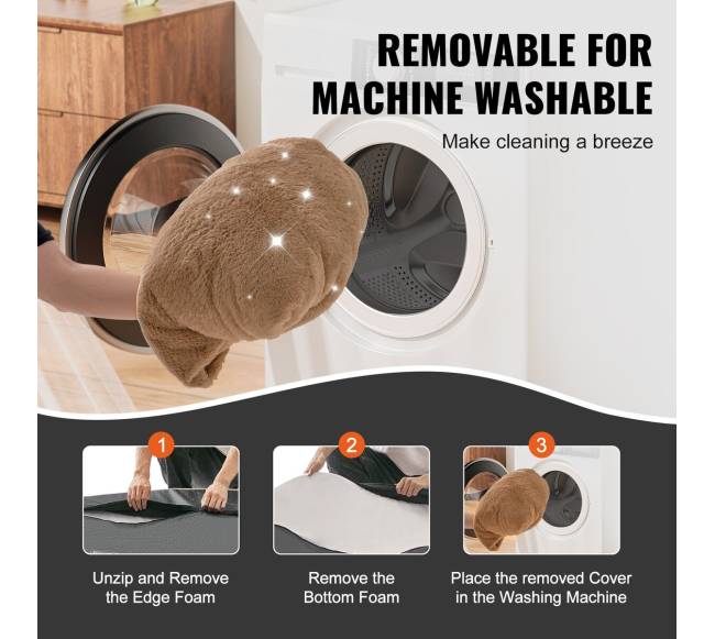 Žmonių dydžio lova šunims su dirbtiniu triušio kailiu4