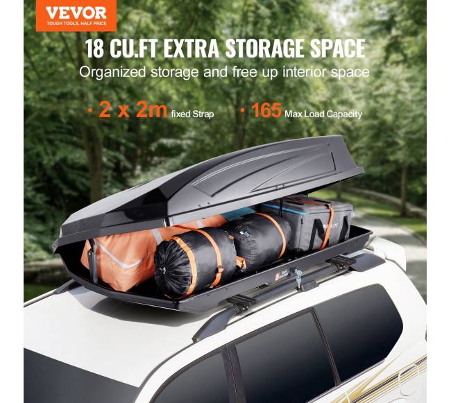 Stogo bagažinė 488 litrų talpos ABS1