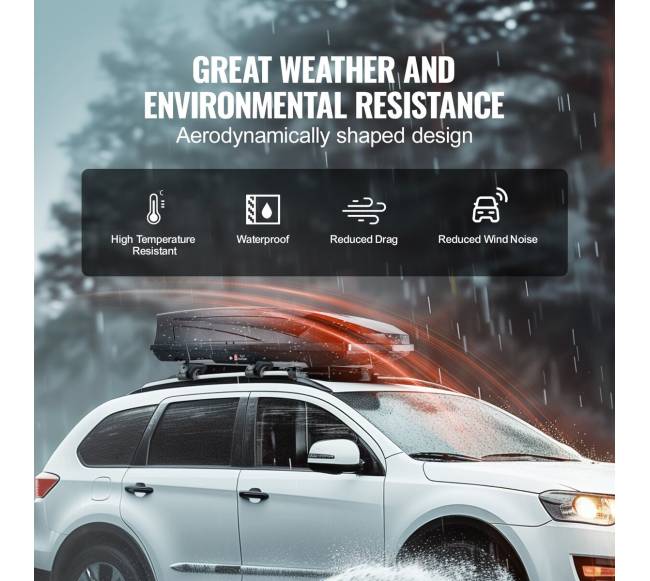 Stogo bagažinė 488 litrų talpos ABS5